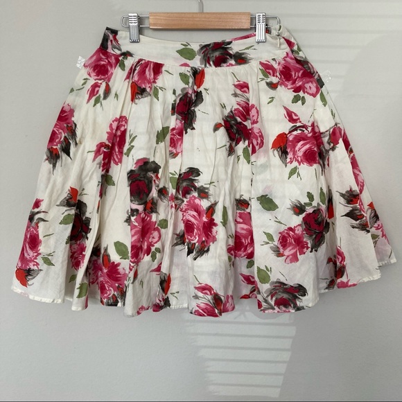 xxi Floral Cotton Skirt - Picture 3 of 15